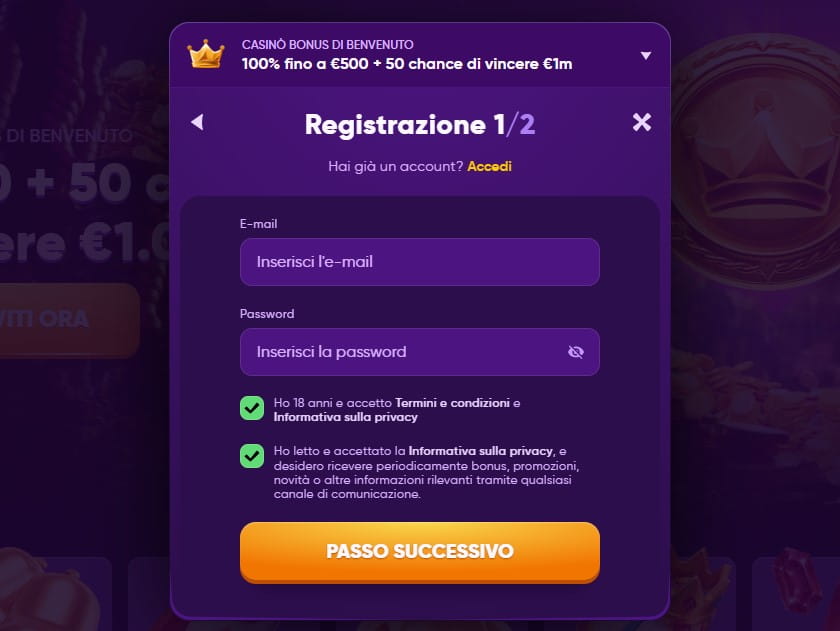 kingmaker casino registrazione